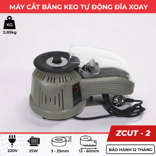 Máy cắt băng keo tự động ZCUT-2 loại đĩa xoay