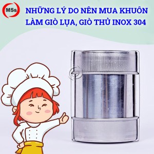 Những lý do nên mua khuôn làm giò lụa, giò thủ inox 304