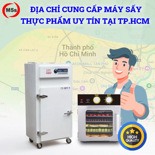 Địa chỉ cung cấp máy sấy thực phẩm uy tín tại TP.HCM