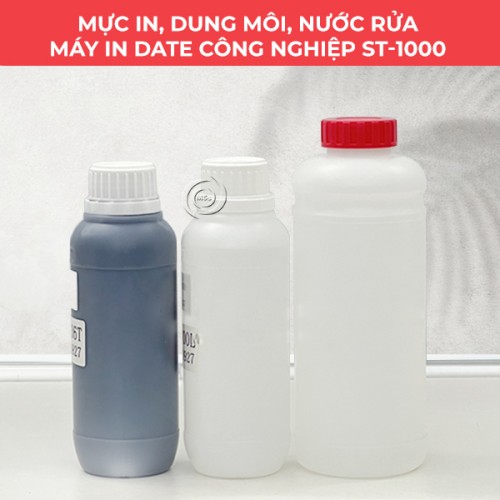 Mực in, dung môi và nước rửa cho máy phun date ST-1000
