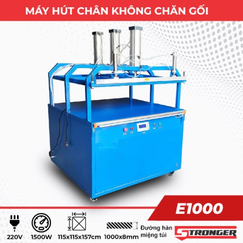 Máy ép chân không chăn gối, gấu bông E1000