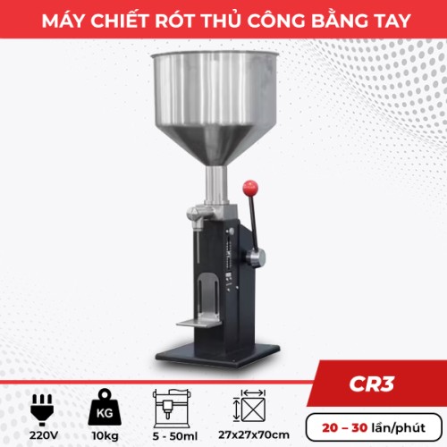 Máy chiết rót thủ công bằng tay CR3
