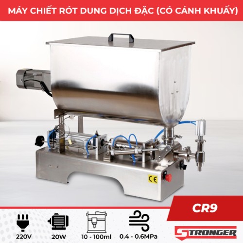 Máy chiết rót dung dịch đặc CR9 (có cánh khuấy)