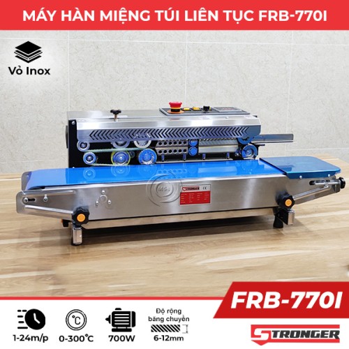 Máy hàn miệng túi liên tục FRB-770I (vỏ inox)