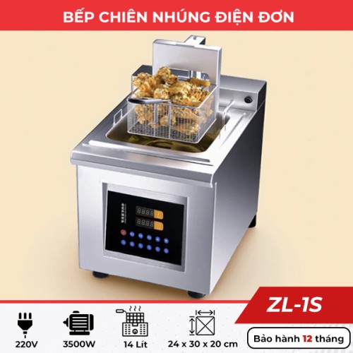 Bếp chiên nhúng điện đơn 14L ZL-1S