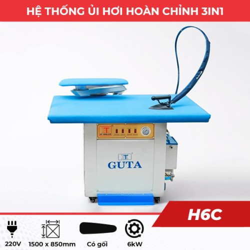 Hệ thống ủi hơi hoàn chỉnh 3 in 1 H6C