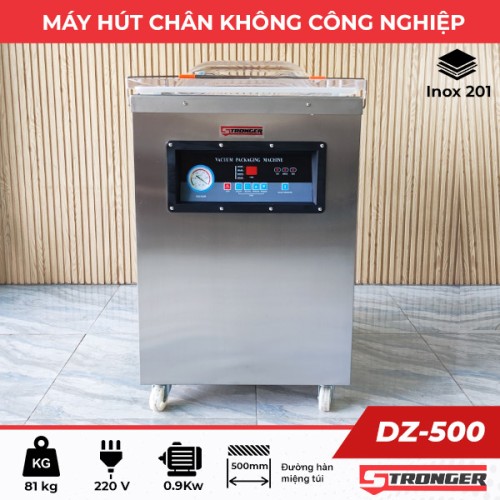 Máy hút chân không công nghiệp Stronger DZ-500 inox 201